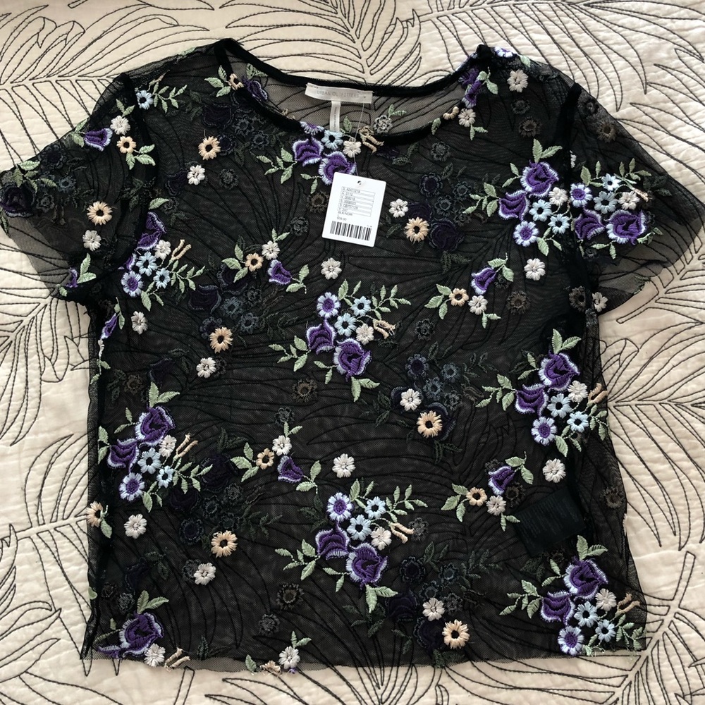 Cropped mesh top- Urban Outfitters
